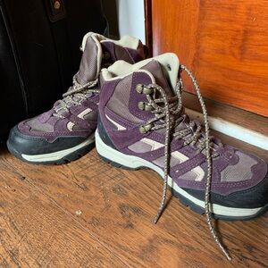 L.L. Bean Purple and Tan Women's Boots